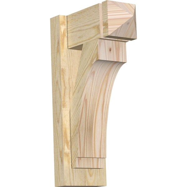 Ekena Millwork Imperial Arts & Crafts Rough Sawn Outlooker, Douglas Fir, 6"W x 12"D x 20"H OUT06X12X20IMP03RDF - main